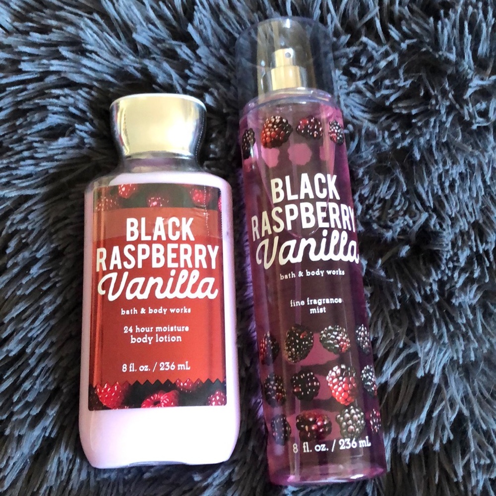 Bath and body works lotion and body spray bundle